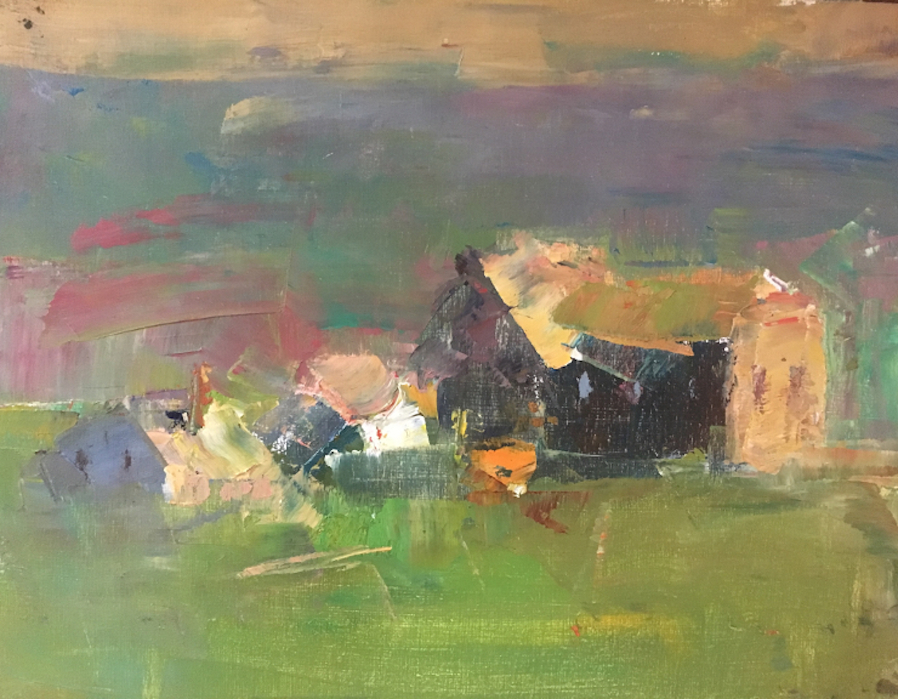 Cluster, Plein Air Oil Painting by Mary Giammarino