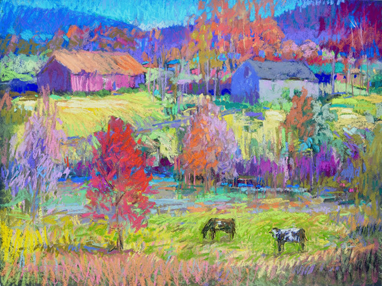 Pastel Landscape by Robert Carsten