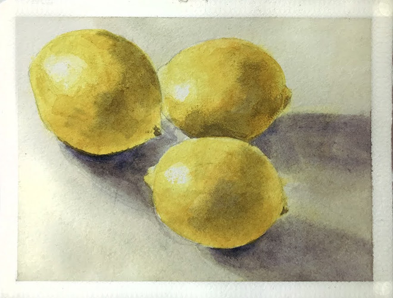 Watercolor Lemons by Lynn Zimmerman