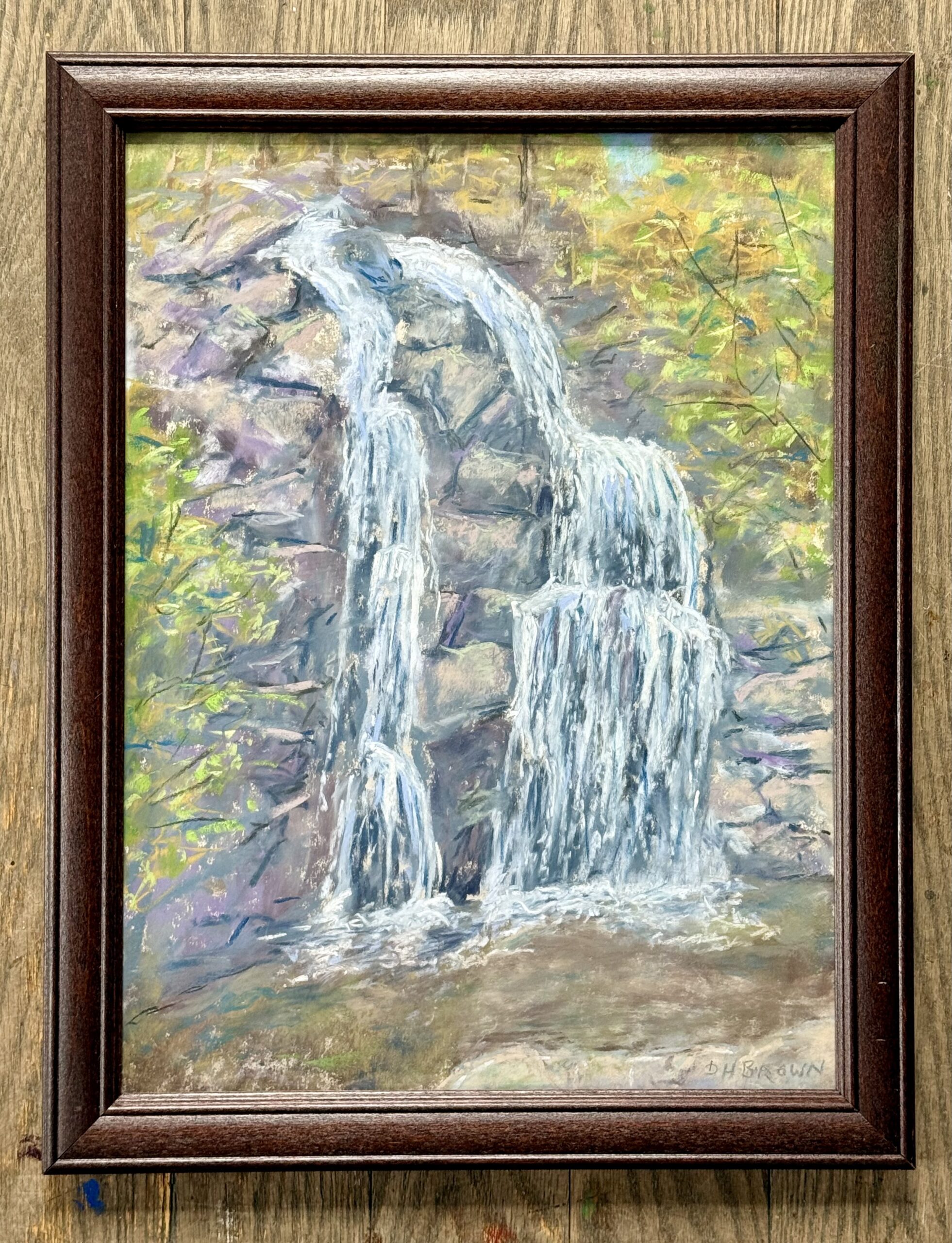 OTW_26_David_Brown framed Waterfall by David Brown