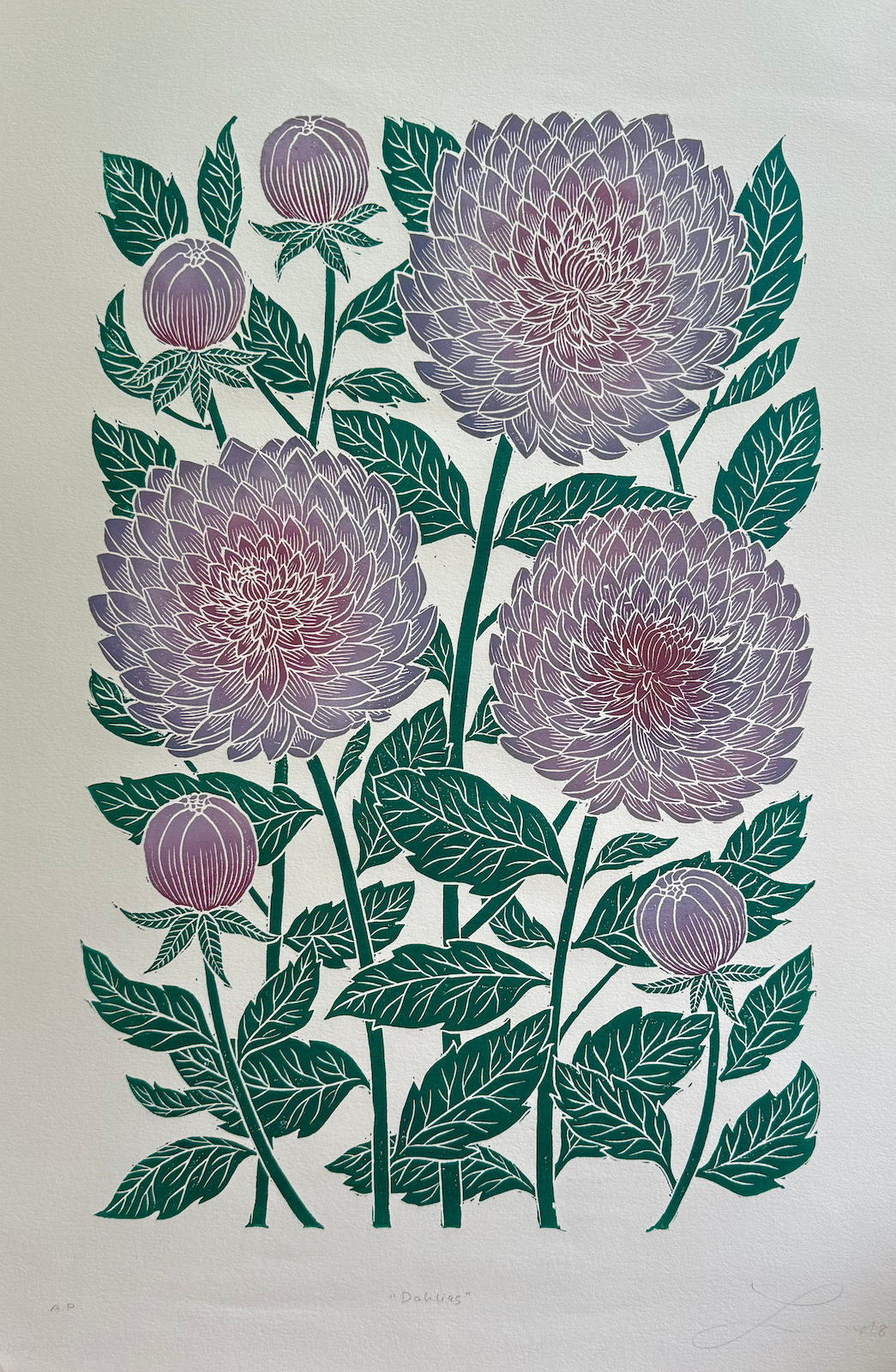 Dahlias by Lili Arnold