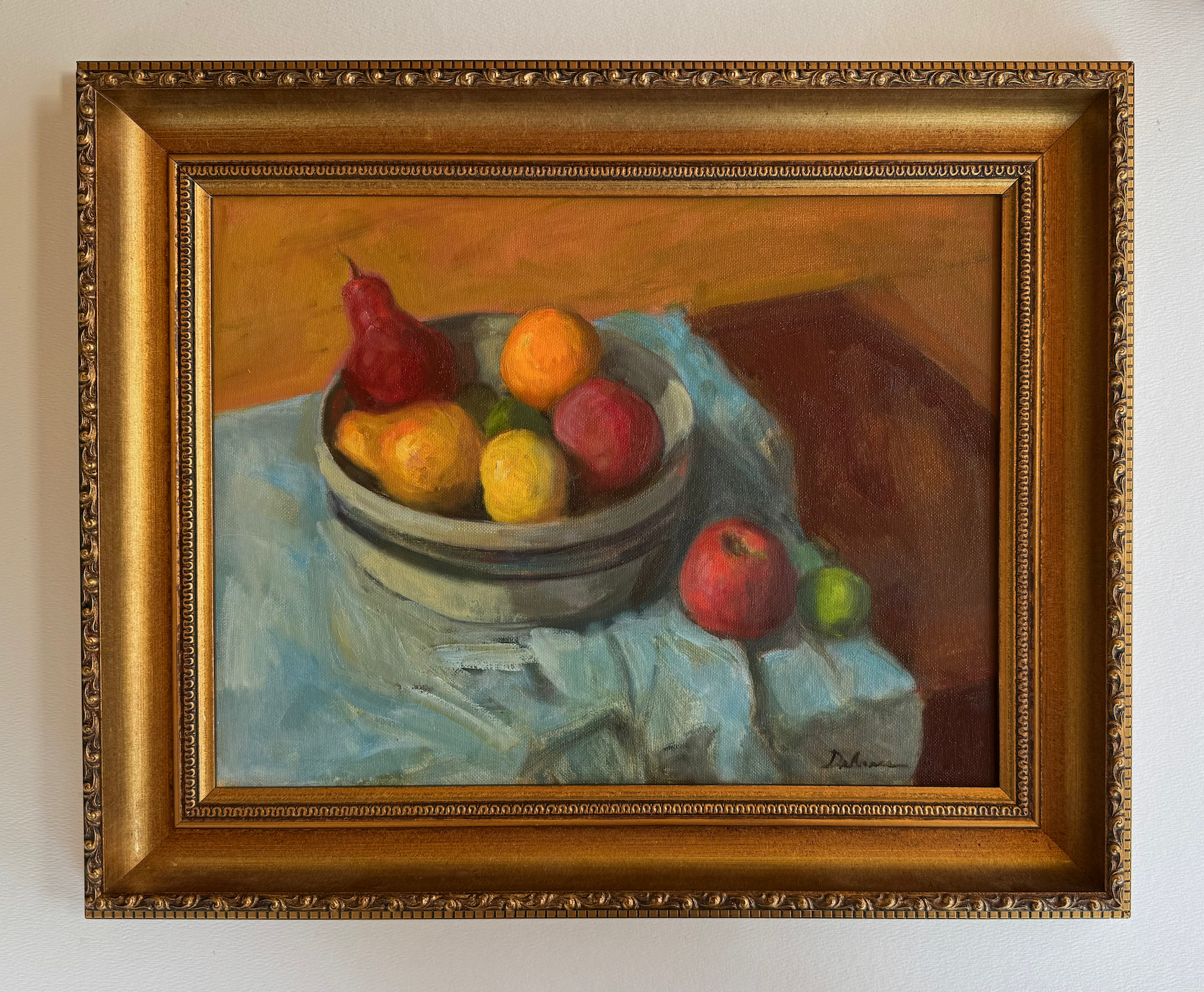 Still Life with Fruit Bowl by Ralph DeAnna