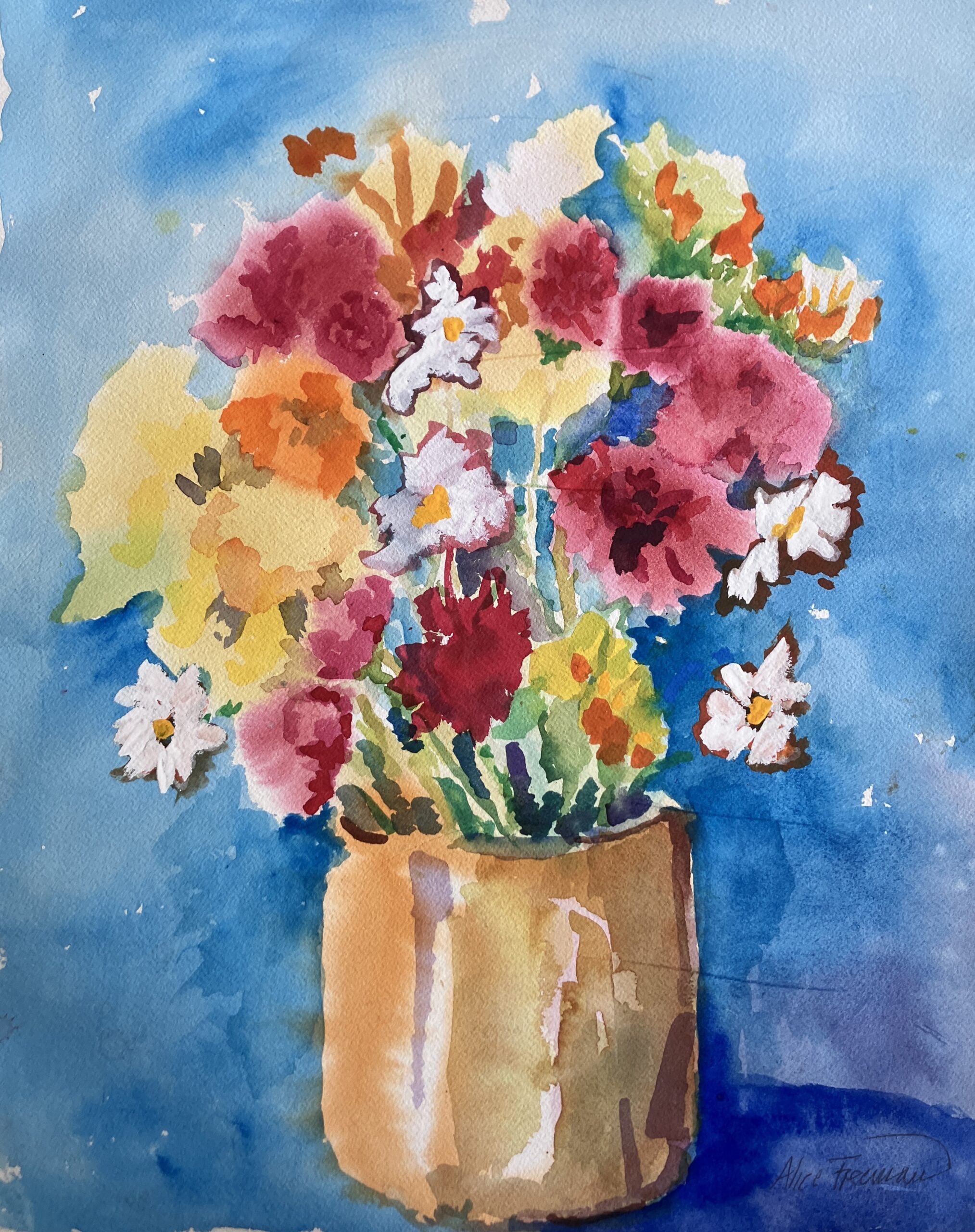 OTW_26_Alice_Freeman Untitled (Floral Arrangement in Tan Vase)